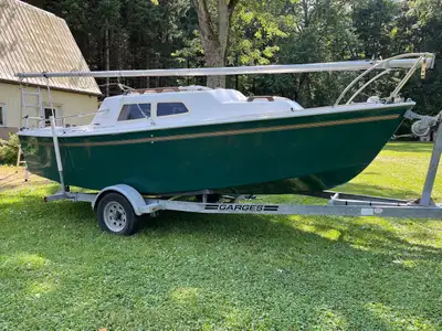 1996 West Wight Potter 19 – "Dragonfly" – Turn-Key Premium Pocket Cruiser Price: $5800 CAD Location:...