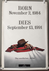“Freddy's Dead: The Final Nightmare” (1991) Original Poster
