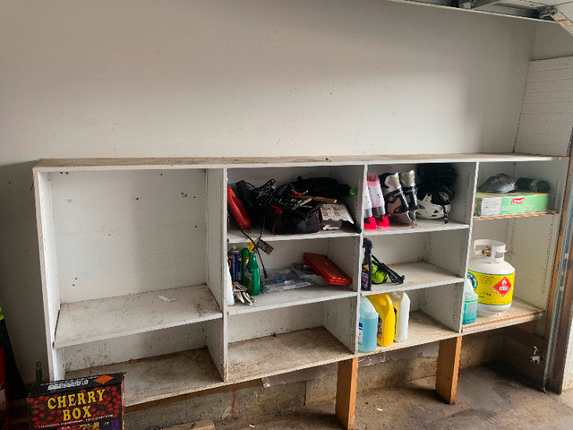 Free garage shelves-need truck to haul in Free Stuff in St. Albert