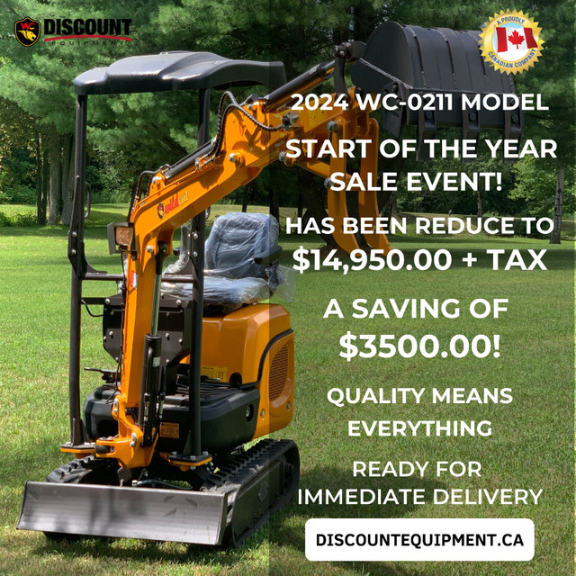 MINI EXCAVATOR WITH 13.5 HP KUBOTA ENGINE FOR SALE in Heavy Equipment in Kingston - Image 3