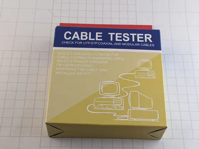 NEW Ethernet Internet Cable TESTER & ENDS in Cables & Connectors in Hamilton - Image 3
