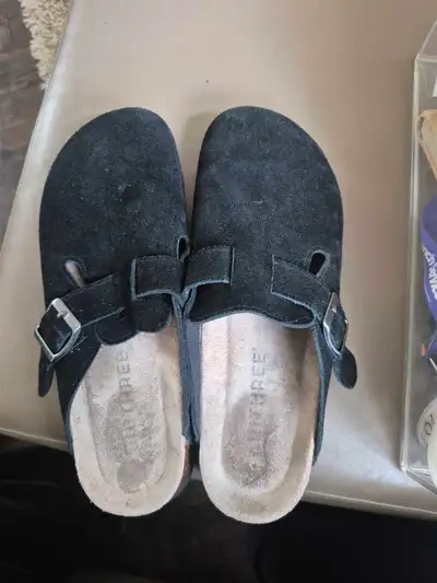 IIITHREE Suede Clogs, View more