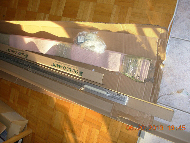 Dusty rosematerialvertical,NEW hardware,7'x80.50"w,214cm x204.47 dans Habillage de fenêtres  à Ville de Montréal - Image 2