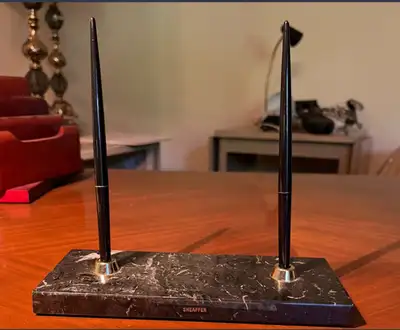 Sheaffer Genuine Marble Pen HolderWith two pens, View more