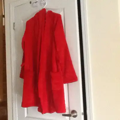 Woman's red robe