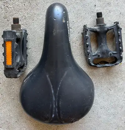 Bike seat and Pedals, View more