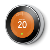 Google Nest Learning Thermostat (3rd Generation) - Stainless Ste