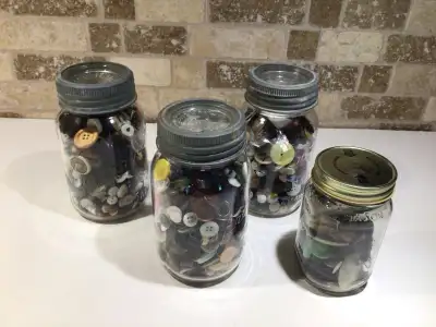 Buttons - Vintage - repurpose, View more