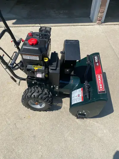 24” Craftsman snowblower, View more