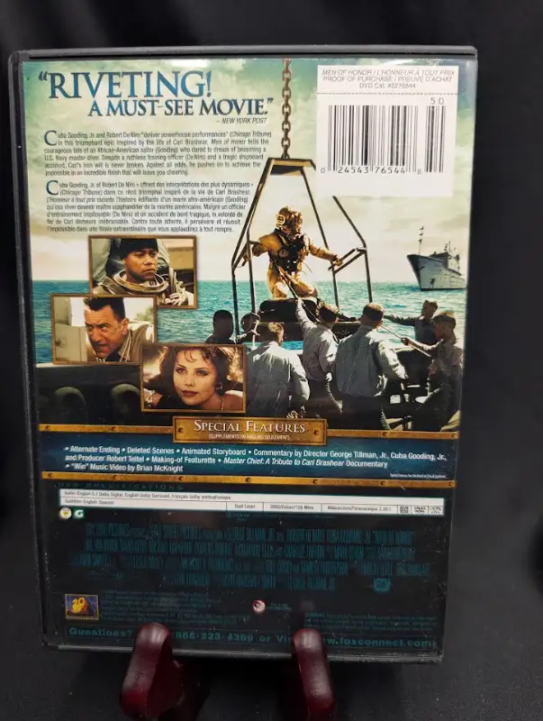 Men of Honor DVD 2000 Robert De Niro Cuba Gooding Jr. in CDs, DVDs & Blu-ray in Calgary - Image 3