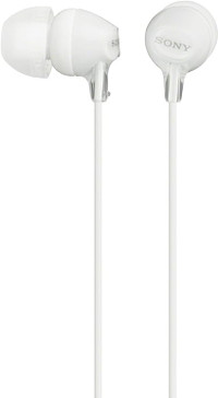 Sony MDREX15LP/W In-Ear Headphones (White)