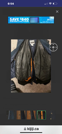 Various Leather Vests