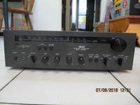 Classic Black Akai Model AA-1020 Receiver X Condition Circa 1978