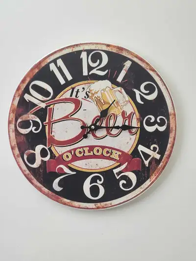 Beer O'Clock Wall Clock, View more