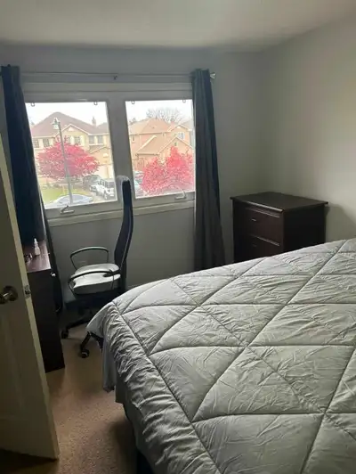 Private Furnished Room with Private Bathroom for Rent – Scarborough Call or Text: (416)737-4266 Avai...