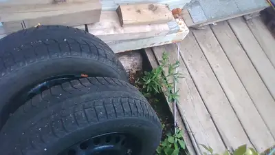 4-P195/65R15 Michelin X-Ice winter tires on Ford Focus steel 5 bolt wheels $200. Also selling 4-P175...