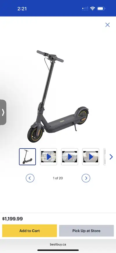 Segway Ninebot Scooter G30, View more