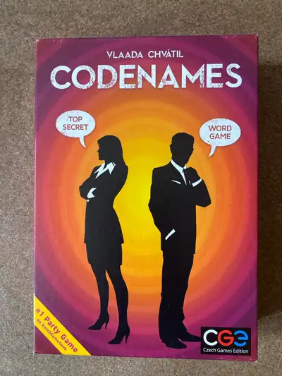 Looking for a fun and engaging party game? This Codenames board game is in used, but good, condition...