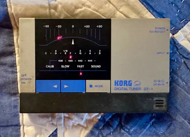 Korg DT-1, Handheld Tuner, with original manual.... in Amps & Pedals in City of Toronto - Image 2