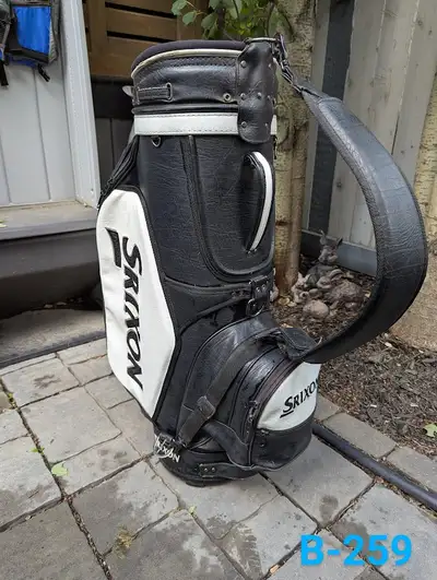 Srixon Leather Tour Cart Style Golf Clubs Bag, View more