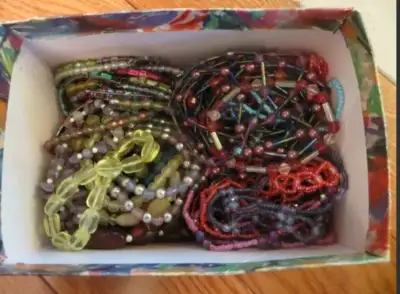 Plastic Jewellery These pieces of jewellery are perfect for your children. Many kinds to choose from...