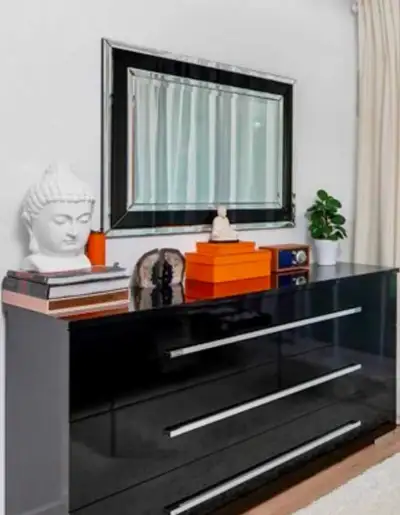 Large Modern Beveled Rectangular Wall Mirror, View more