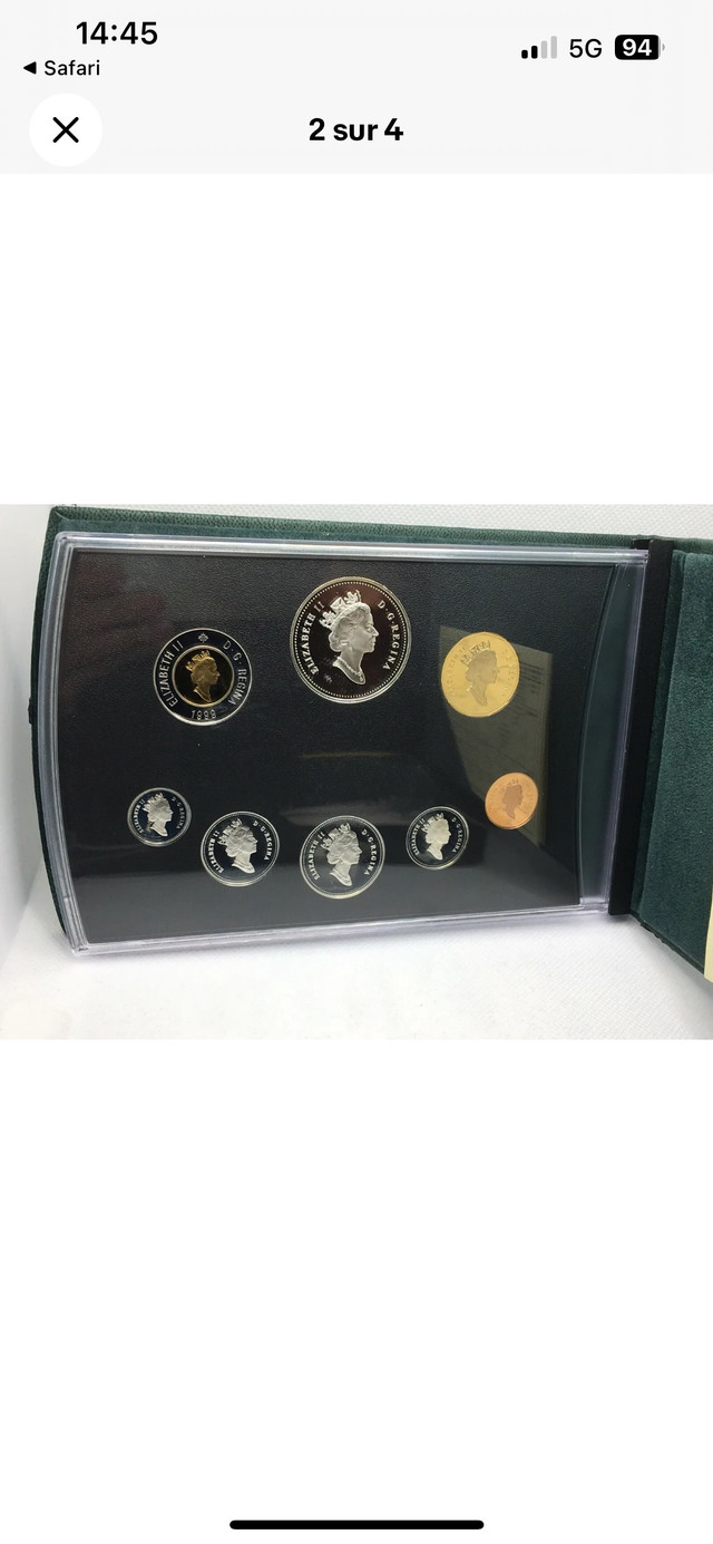 Ensemble épreuve numismatique 1999 dans Art et objets de collection  à Longueuil/Rive Sud - Image 2