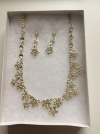 New Bridal Veil,  Necklace & Earrings