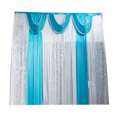 Item number: 021114 - This Backdrop Curtain is designed & made by our company. This backdrop curtain...