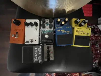 Guitar pedals for sale, see description for price, View more