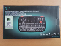 Rii Dual Mode Wireless Multimedia Keyboard Touchpad Combo i4