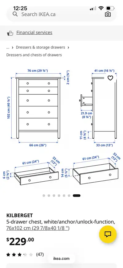 IKEA Dressers, View more