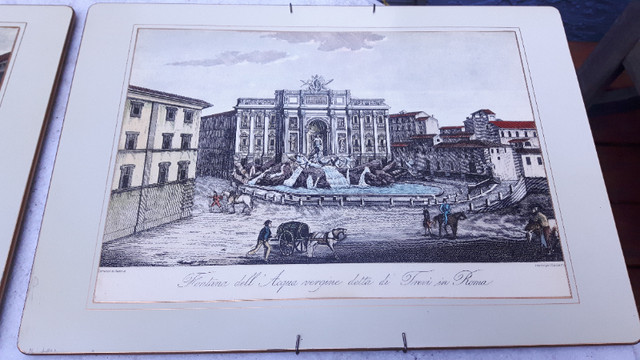 SET Of 4 VINTAGE LADY CLARE - SCENES OF ITALY. in Arts & Collectibles in Vancouver - Image 3