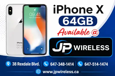 Apple iPhone X |  64GB- Unlocked- Open Box, View more