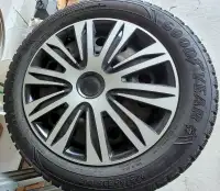 [205/55 R16] Goodyear Winter Command 4 Tires mounted on Rims