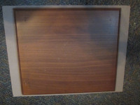wooden plaque (12 x 14).