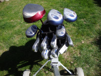 Ladies RH Golf Clubs & Cart