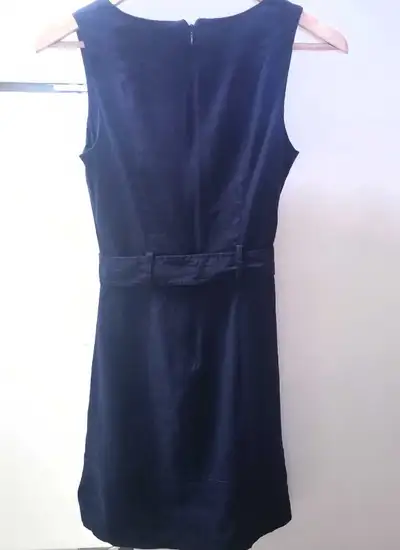 Classic Blue Linen Dress, Size 2, View more