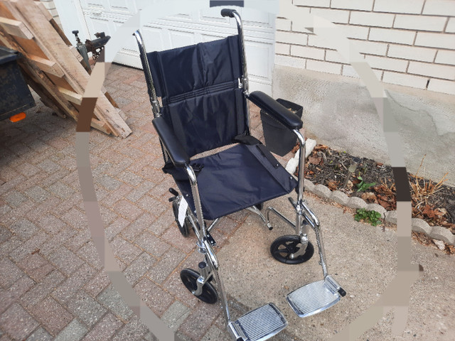 Portable Wheelchair, 16-inch wide seat in Health & Special Needs in Kitchener / Waterloo