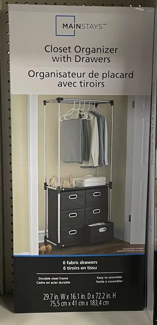 Closet Organizer with 6 Storages in Storage & Organization in Markham / York Region - Image 3