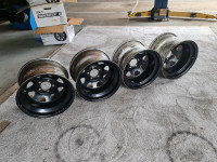 15 inch wheels for old jeep15 x10  5x4.5 $300 cash pickup