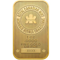 1 oz Pure Gold Bar .9999