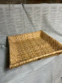 Large Square Flat Tight Weave Basket