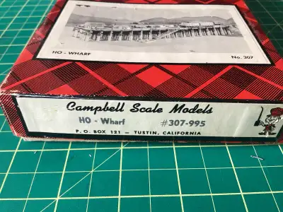 Campbell Scale Models HO -Wharf #307-995. See pictures for more details. I can deliver to Edmonton a...