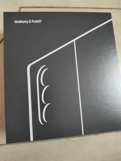 BNIB Unopened Jet Black Samsung Z Fold 7, View more