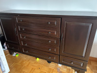 Dark Wood Custom Made Dresser