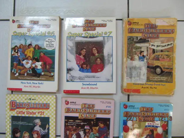 Classic Ann M. Martin The Baby Sitters Club 8pc Book Lot Cir1991 in Arts & Collectibles in Mississauga / Peel Region - Image 3