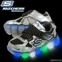 TODDLER Boys Skechers light up shoes , S Light Skech Air Lightz
