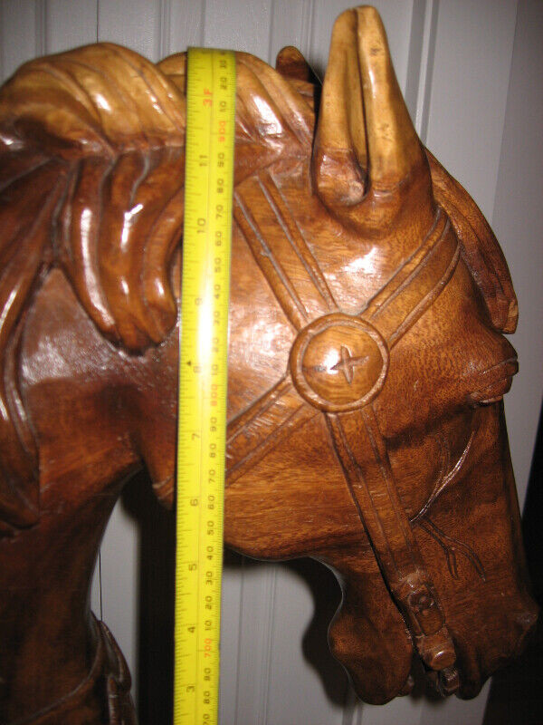 Solid Wood Rocking Horse in Arts & Collectibles in Banff / Canmore - Image 4