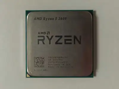 Ryzen 2600 CPU With  Wraith Stealth Cooler, View more